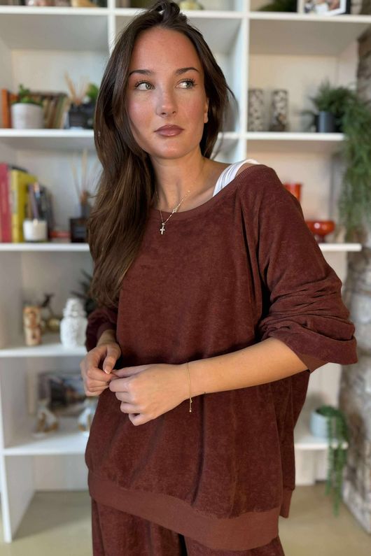 Terry B Classic Sweatshirt Conker